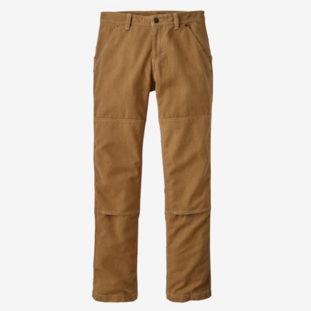PATAGONIA Women’s Iron Forge Hemp Canvas Double Knee Pants Brown Size 2